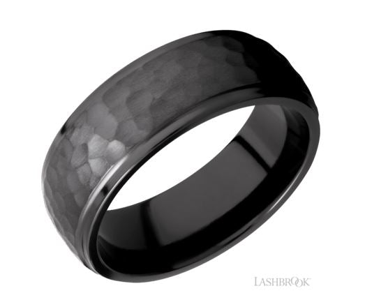 Precious Metal (No Stones) Wedding Bands  -  Men'