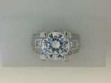 Engagement Ring"Center Diamond Not Included"
