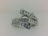 Engagement Ring"Center Diamond Not Included"