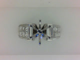 Engagement Ring"Center Diamond Not Included"