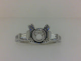 Engagement Ring"Center Diamond Not Included"