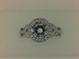 Engagement Ring"Center Diamond Not Included"