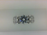 Engagement Ring"Center Diamond Not Included"