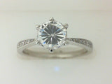 Engagement Ring"Center Diamond Not Included"