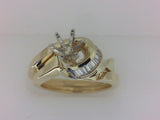 Engagement Ring"Center Diamond Not Included"