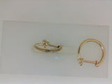 Precious Metal (No Stones) Earring