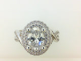Engagement Ring"Center Diamond Not Included"
