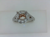 Engagement Ring"Center Diamond Not Included"