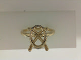Engagement Ring"Center Diamond Not Included"