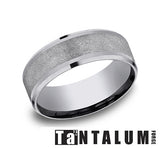 Precious Metal (No Stones) Wedding Bands  -  Men'