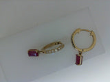 Colored Stone Earring