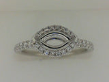 Engagement Ring"Center Diamond Not Included"
