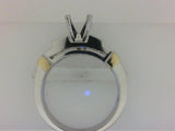 Engagement Ring"Center Diamond Not Included"