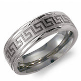 Precious Metal (No Stones) Wedding Bands  -  Men'