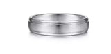 Precious Metal (No Stones) Wedding Bands  -  Men'