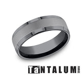 Precious Metal (No Stones) Wedding Bands  -  Men'