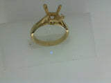 Engagement Ring"Center Diamond Not Included"