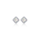 0.4 CTW Halo Stud Earrings
