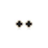 0.4 CTW Halo Stud Earrings
