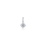 Princess Bezel Charm Pendant