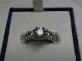 Engagement Ring"Center Diamond Not Included"