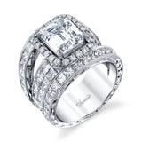Engagement Ring"Center Diamond Not Included"