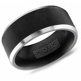 Precious Metal (No Stones) Wedding Bands  -  Men'