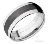 Precious Metal (No Stones) Wedding Bands  -  Men'