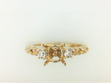 Engagement Ring"Center Diamond Not Included"