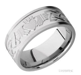 Precious Metal (No Stones) Wedding Bands  -  Men'