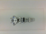 Engagement Ring"Center Diamond Not Included"