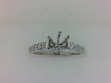 Engagement Ring"Center Diamond Not Included"