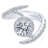 Engagement Ring"Center Diamond Not Included"