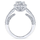 Engagement Ring"Center Diamond Not Included"