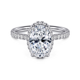 Engagement Ring"Center Diamond Not Included"