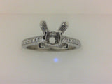 Engagement Ring"Center Diamond Not Included"