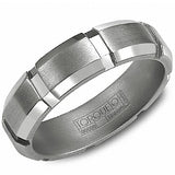 Precious Metal (No Stones) Wedding Bands  -  Men'