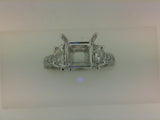 Engagement Ring"Center Diamond Not Included"