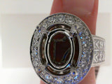Engagement Ring"Center Diamond Not Included"