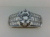 Engagement Ring"Center Diamond Not Included"