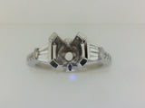 Engagement Ring"Center Diamond Not Included"