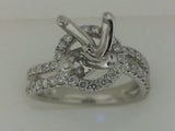 Engagement Ring"Center Diamond Not Included"