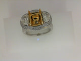 Engagement Ring"Center Diamond Not Included"