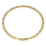 14K Yellow Gold Bracelet BG4367-65Y4JJJ