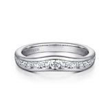 14K White Gold Wedding Band AN10956W44JJ