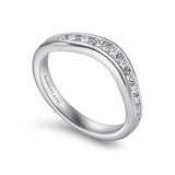 14K White Gold Wedding Band AN10956W44JJ