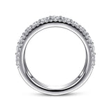 14K White Gold Wedding Band AN15297W44JJ