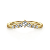14K White Gold Wedding Band AN15557Y44JJ