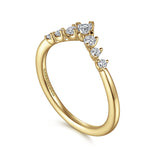 14K White Gold Wedding Band AN15557Y44JJ