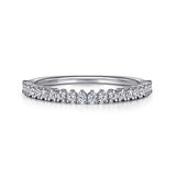 14K White Gold Wedding Band AN16266W44JJ